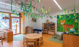 Gemeinschaftsraum Kindergarten Kinderkrippe Caritas | © Max Ott www.d-design.de